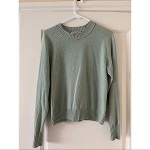 Green Everlane Cashmere and Wool Sweater